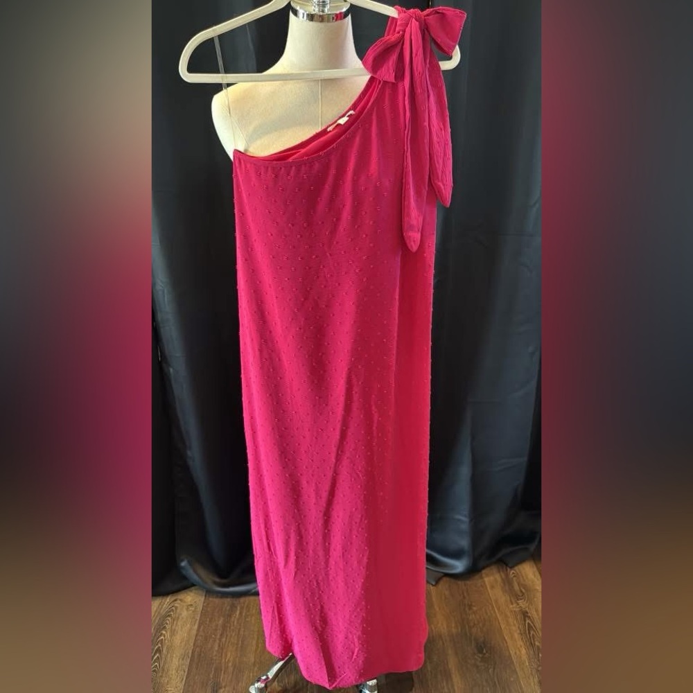 Entro One Shoulder Pink Dress